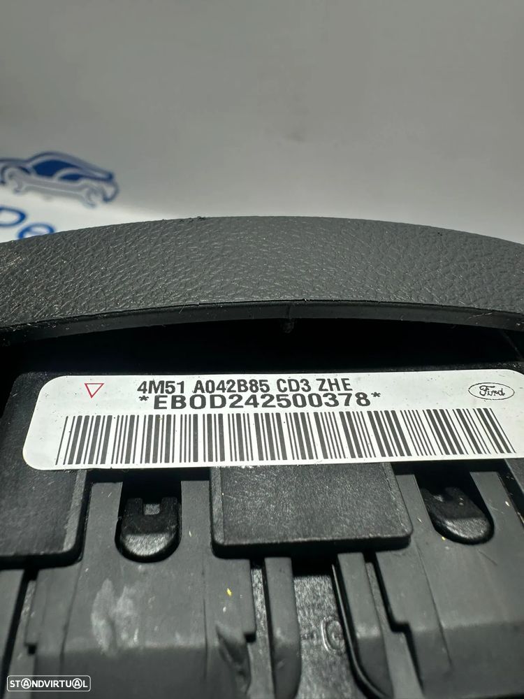 .Airbag Volante Guiador Original Ford Focus 2 MK2 4M51A042B85CD3ZHE 2004 - 2010 - 8