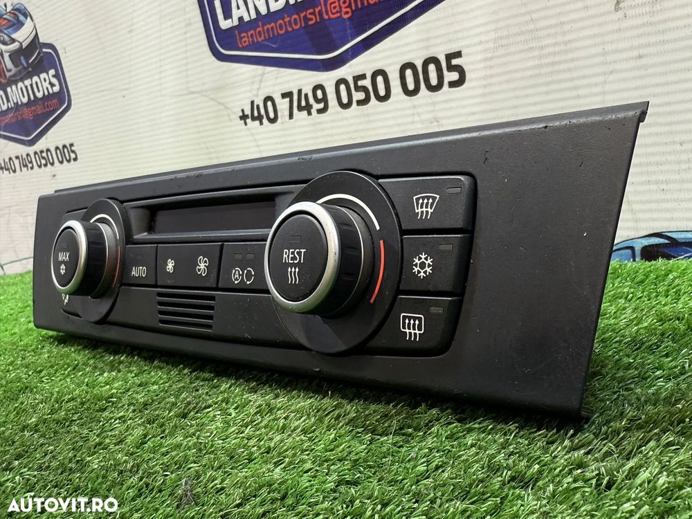 PANOU CENTRAL COMANDA CLIMA BMW 318I SERIA 3 E90 LCI 2.0 BENZINA 2008 COD OEM 64119182287 2011-2019 - 4