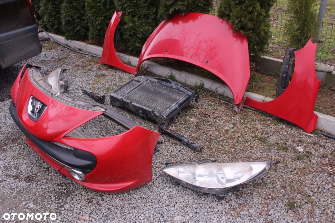 Przód Kompletny Maska Zderzak Błotnik Peugeot 207 - 3