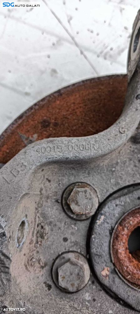 Fuzeta Stanga Fata cu Rulment si Senzor ABS Renault Laguna 3 2.0 DCI 2007 - 2015 Cod 400150006R [V0053] - 4