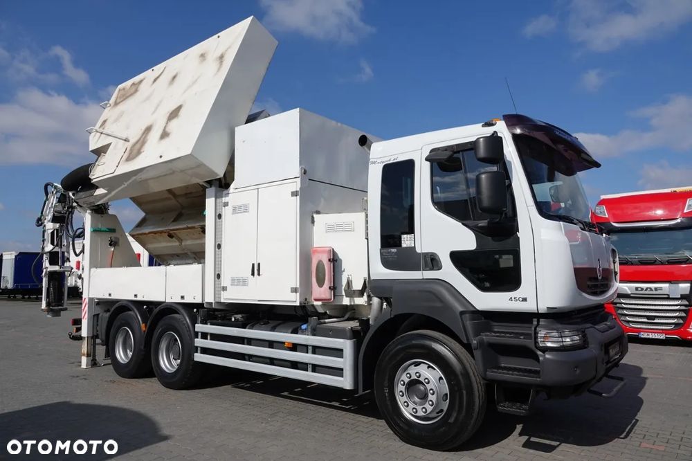 Renault KERAX 450 / 6x4 / KOPARKA SSAĄCA / MTS SAUGBAGGER 3A11T /ASENIZACYJNY / ŁADOWARKA PRÓŻNIOWA / WUKO / MŁOT / STEROWANIE RADIOWE - 29