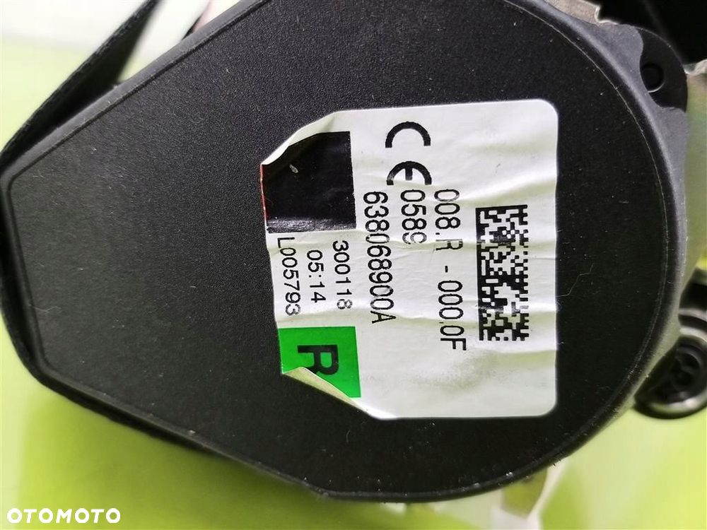 PAS BEZPIECZEŃSTWA PRAWY PRZÓD DACIA DUSTER II 17-24 R 638068900A - 2