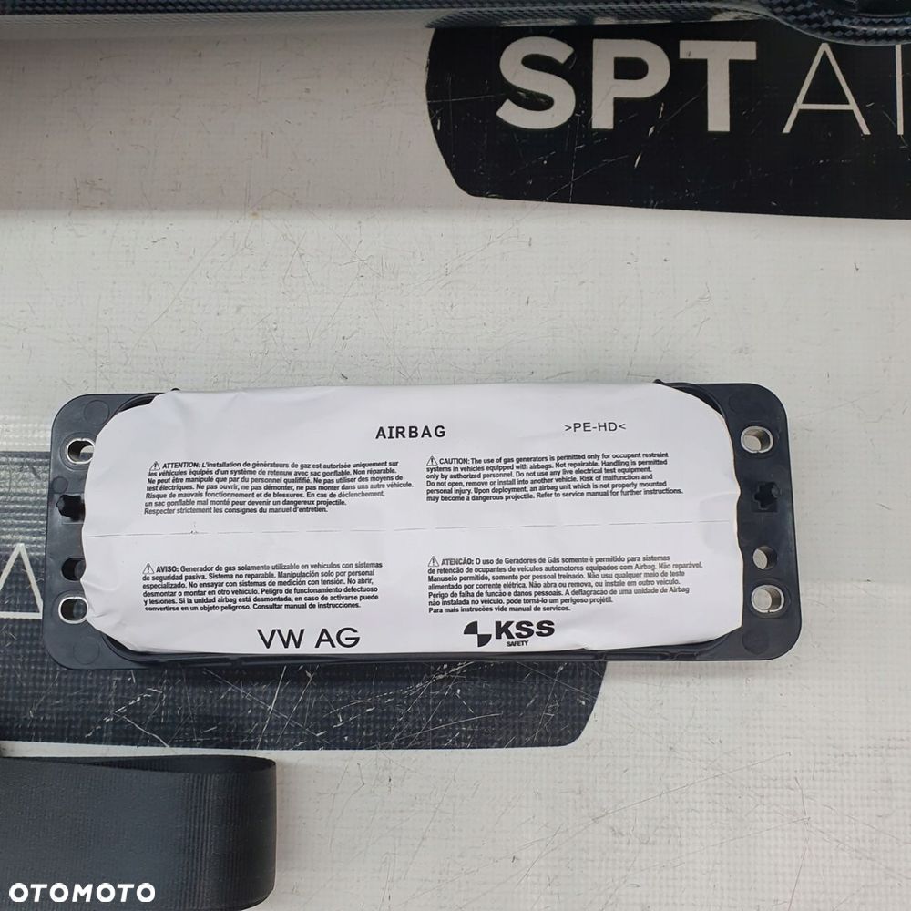 SKODA CITIGO DESKA ROZDZIELCZA KONSOLA KOKPIT PULPIT PODUSZKI AIRBAG AIR BAG PASY KIT SET - 7