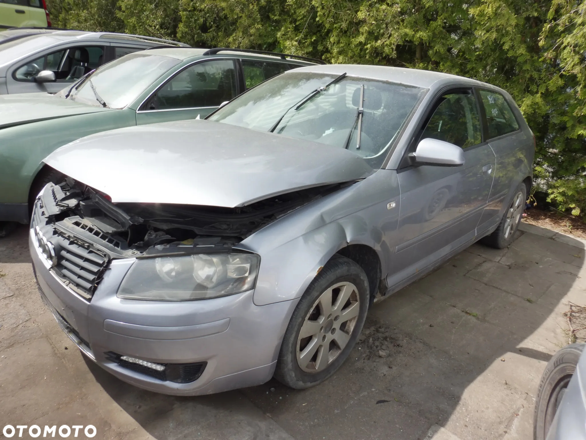 Audi A3 8P 3D 1.6 8V MPI BGU Skrzynia FVH JHT LY7H  Maska Błotnik Drzwi Zderzak - 3