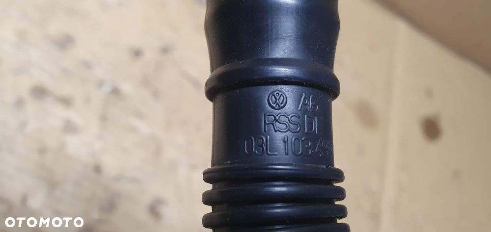 Rura dolot powietrza turbiny VW Passat B6 2.0 TDI 3C0129654P 3C0129654AJ - 10