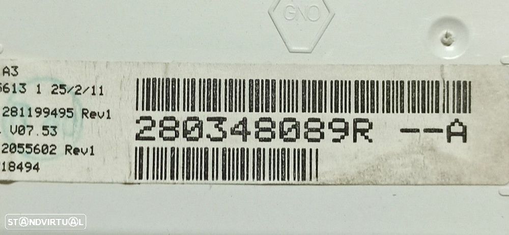 TELA/ECRÃ MULTIFUNÇÕES RENAULT KOLEOS DYNAMIQUE - 4