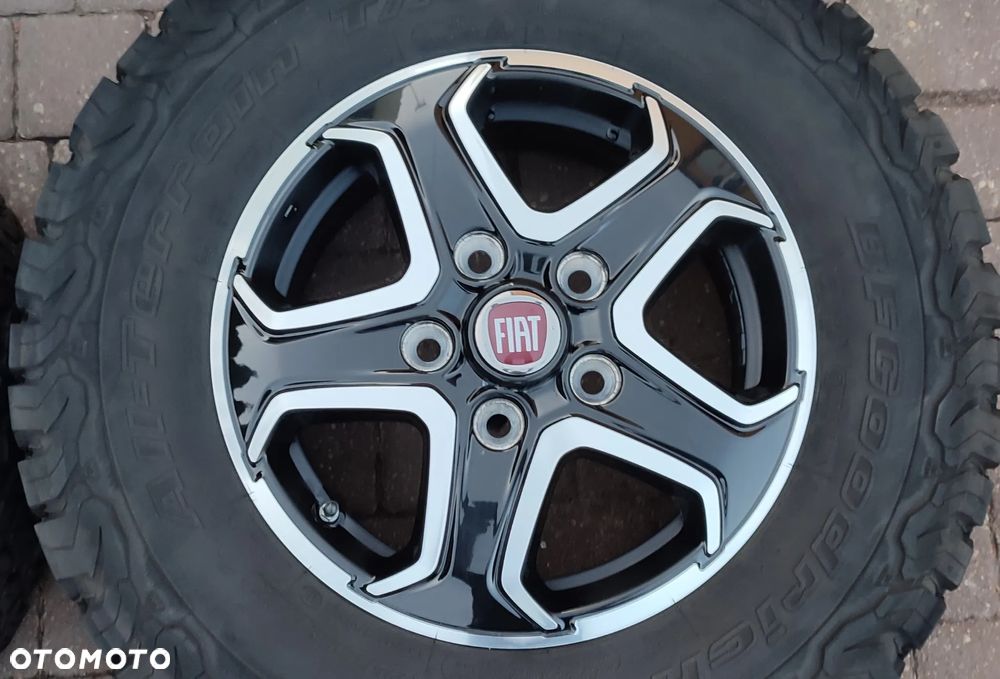 Koła Felgi Aluminiowe Oryg. Fiat Ducato Maxi Peugeot Boxer Citroen Jumper 4x4 225/75/16 2021r Off Road Bdb !! Starogard Gdański - 4