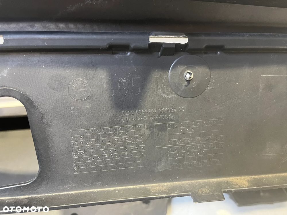 BMW X5 G05 M PAKIET 2020/2022ZDERZAK RPZEDNI PRZÓD 8069207 - 11