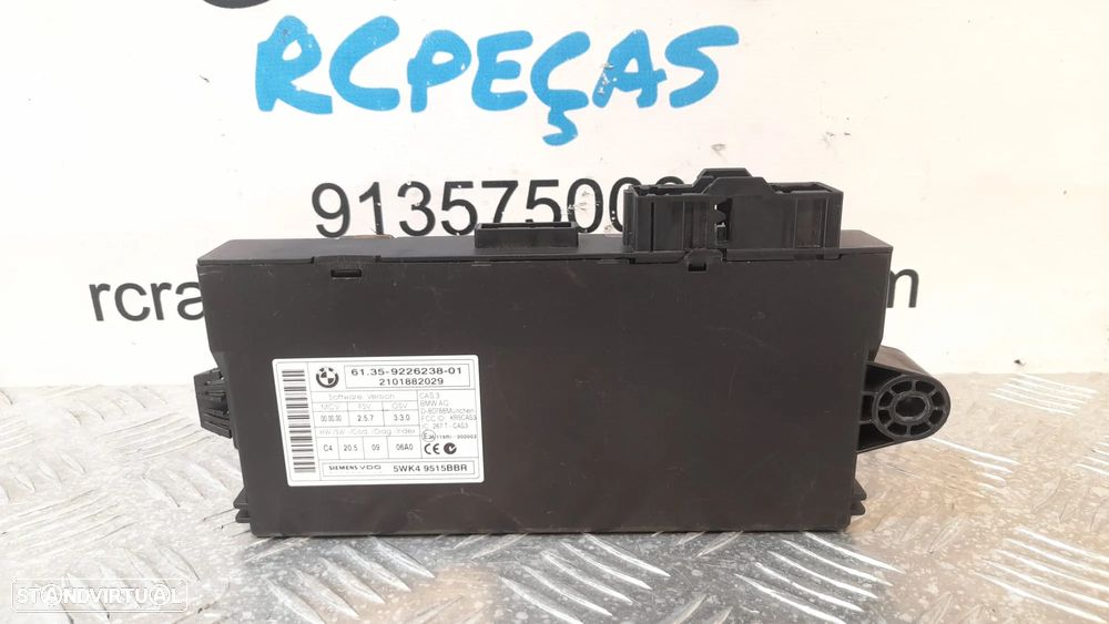 CENTRALINA CONTROL INGNIÇÃO BMW SERIE 1 E87 61359226238 9226238 5WK49515BBR SERIE 1 E81 E82 COUPE E88 CABRIO X1 E84 SERIE 3 E90 E91 E92 COUPE E93 CABRIO X3 F25 Z4 E89 - 1