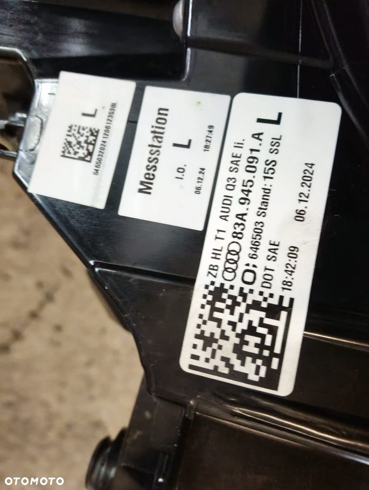 83A945091A 092A 093B 094B lampy tyl LED Matrix USA Audi Q3 SUV 83A czesci - 6