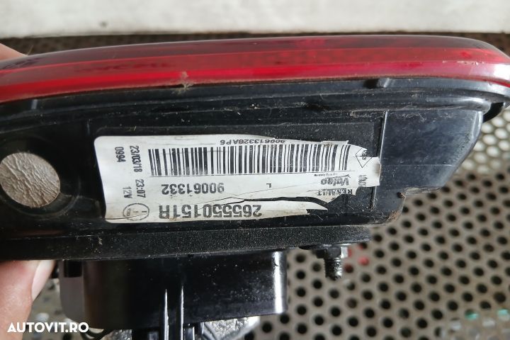 Lampa / Tripla stop stanga pe hayon 265550151R 90061332 265550151R 90 - 4