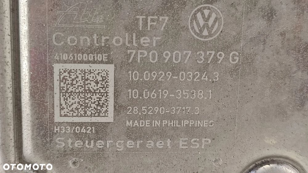 VW TOUAREG 7P 10-18R POMPA ABS 7P0907379G 7P0614517G - 4