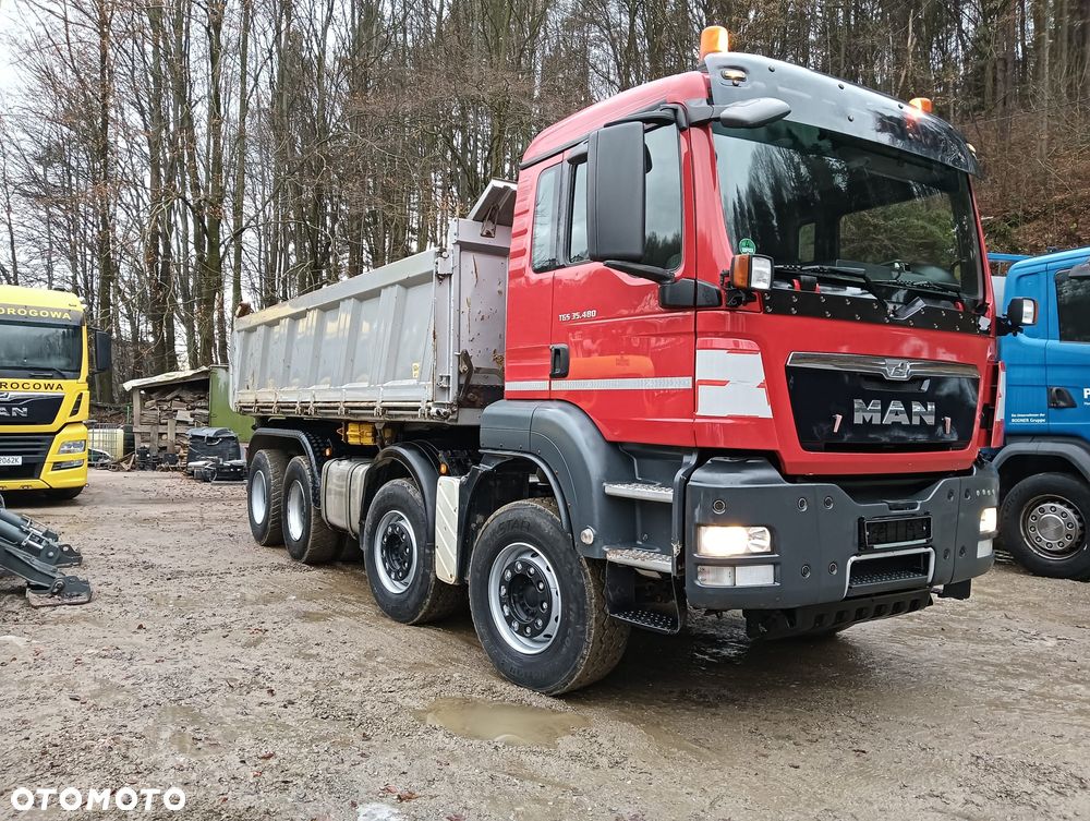 MAN TGS 35.480 8x4 8x4 Wywrotka Trójstronna | Hydroburta | Euro 5 | Resor - 4