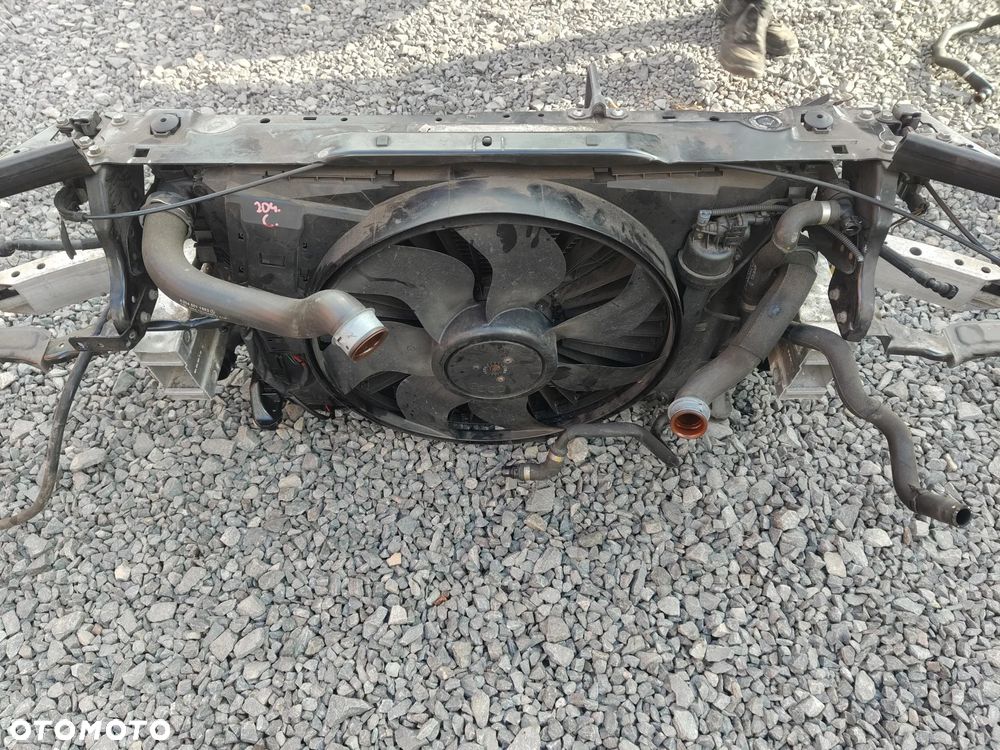 MERCEDES W204 Coupe LIft 11-15 2.2 cdi Pas Przedni Wzmocnienie Czołowe Belka Okulary Chłodnice - 11