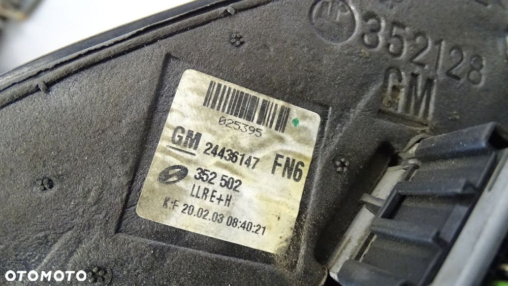 LUSTERKO PRAWE ELEKTRYCZNE OPEL SIGNUM 3.0 24436147 - 6