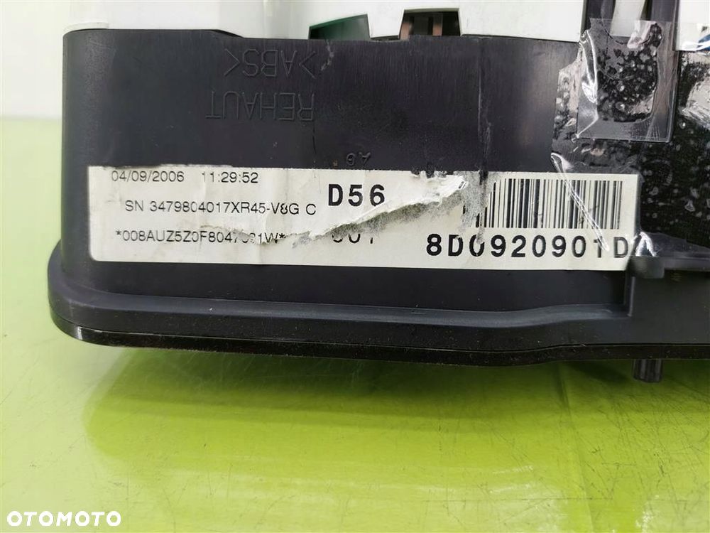 Licznik Audi A4 B5 1,6 8V B 1995-2001 R 8D0920901D 09053412021 - 10