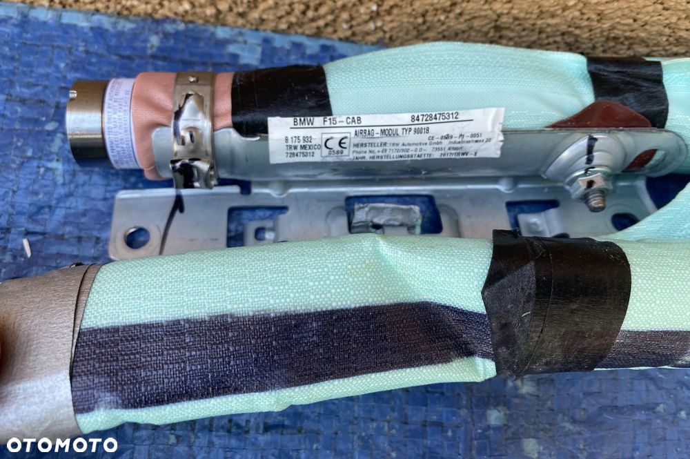 BMW X5 F15 AIRBAG KURTYNA KURTYNY KOMPLET ORYGINAŁ DEMONTAŻ - 6