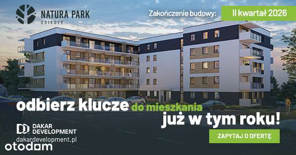 Funkcjonalne 2 pokoje - 46,55m2 | Duży balkon |Natura Park