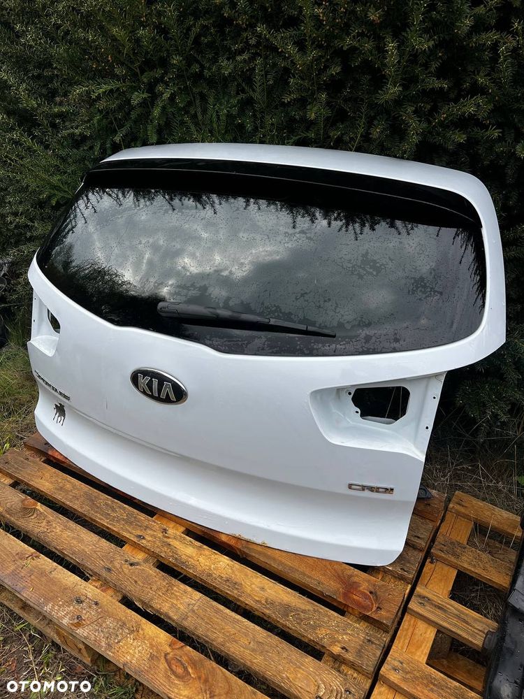 Klapa bagażnika Kia Sportage III ORYGINAŁ spoiler + szyba + wycieraczka - 2