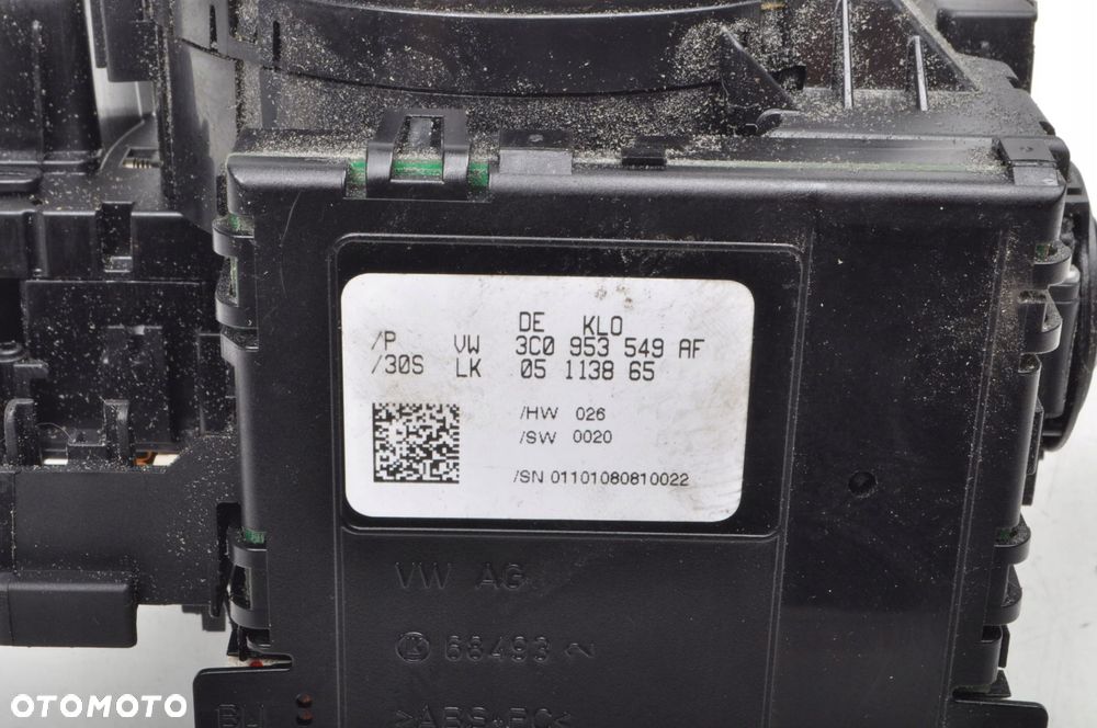 VW PASSAT B6 PRZEŁĄCZNIK ZESPOLONY TAŚMA 3C9953513P 3C0959653B 3C0953549AF - 8