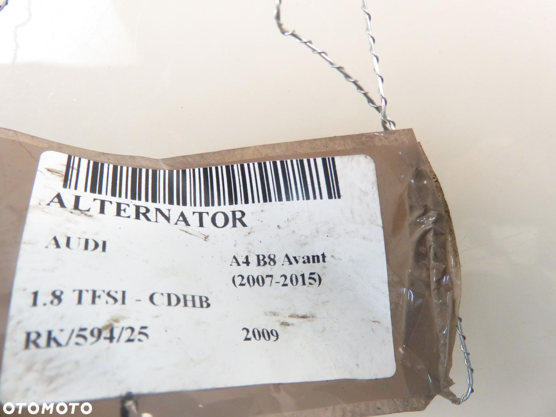 ALTERNATOR AUDI A4 B8  1.8 TFSI - CDHB 06H903016L 0124525113 - 10