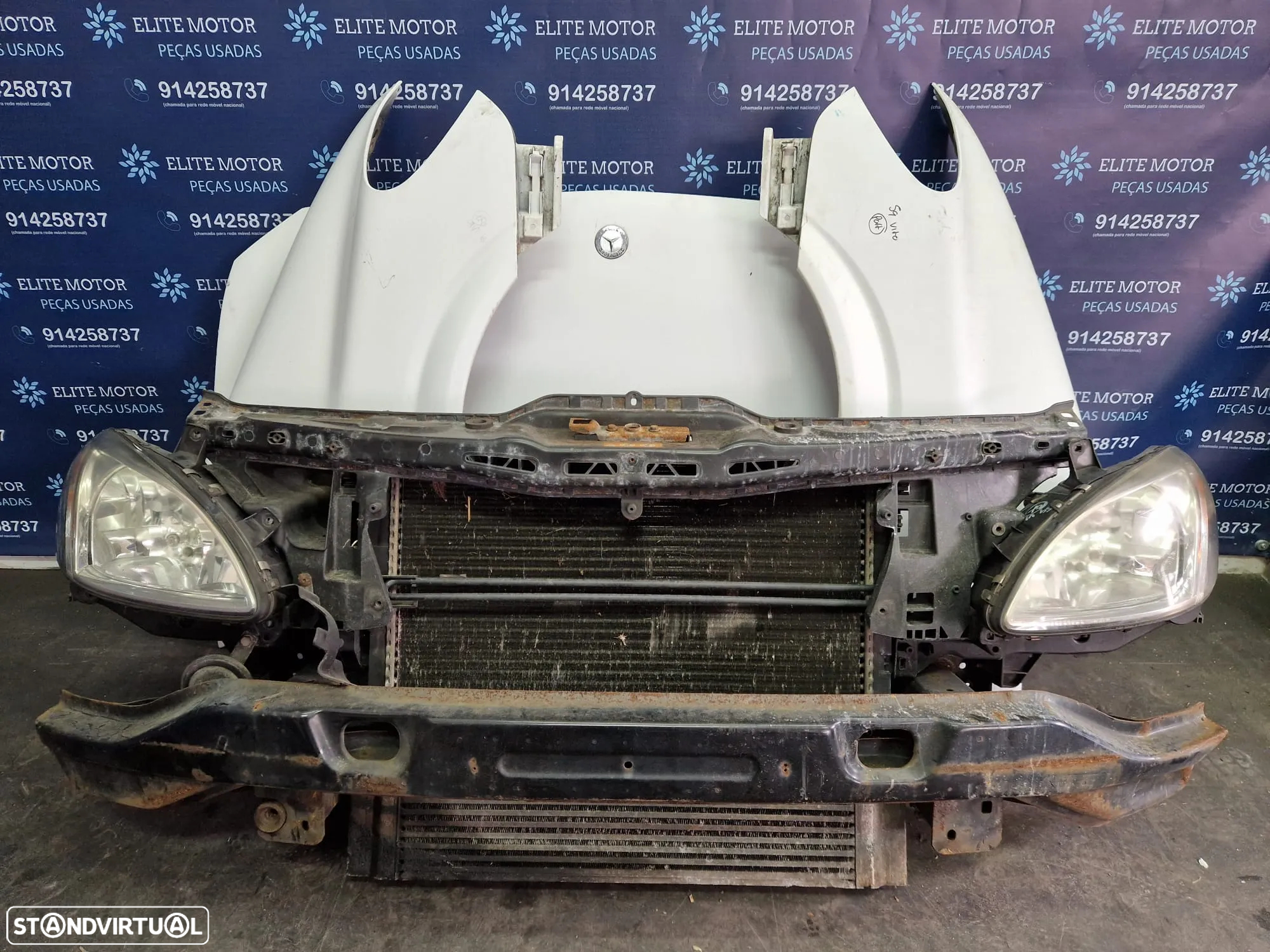 Frente completa usada MERCEDES VITO 2006 capot parachoques guardalamas oticas radiadores - 6