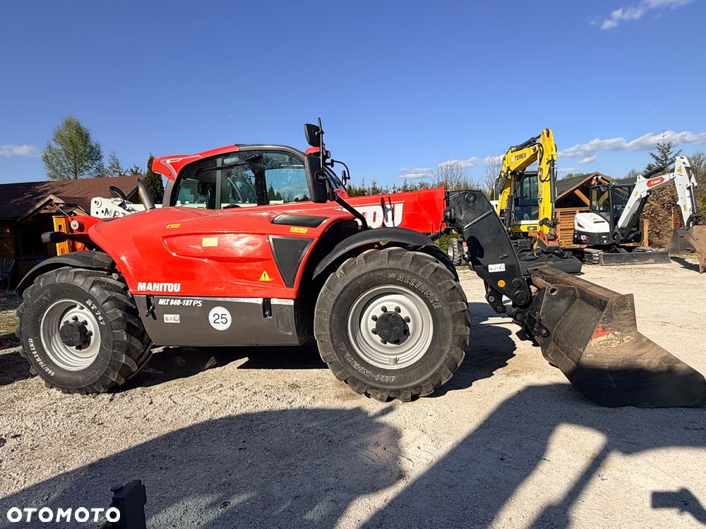Manitou Manitou Ładowarka teleskopowa Manitou Mlt 840 137 PS łyżka widły Merlo 42.7 TF 737 130 Jcb 541-70 Bobcat TL 38.70 rolnicza budowlana KLIMA 841-145 PS+ zaczep hydr 625 630 635 733 737 741 742 841 850 961 - 27