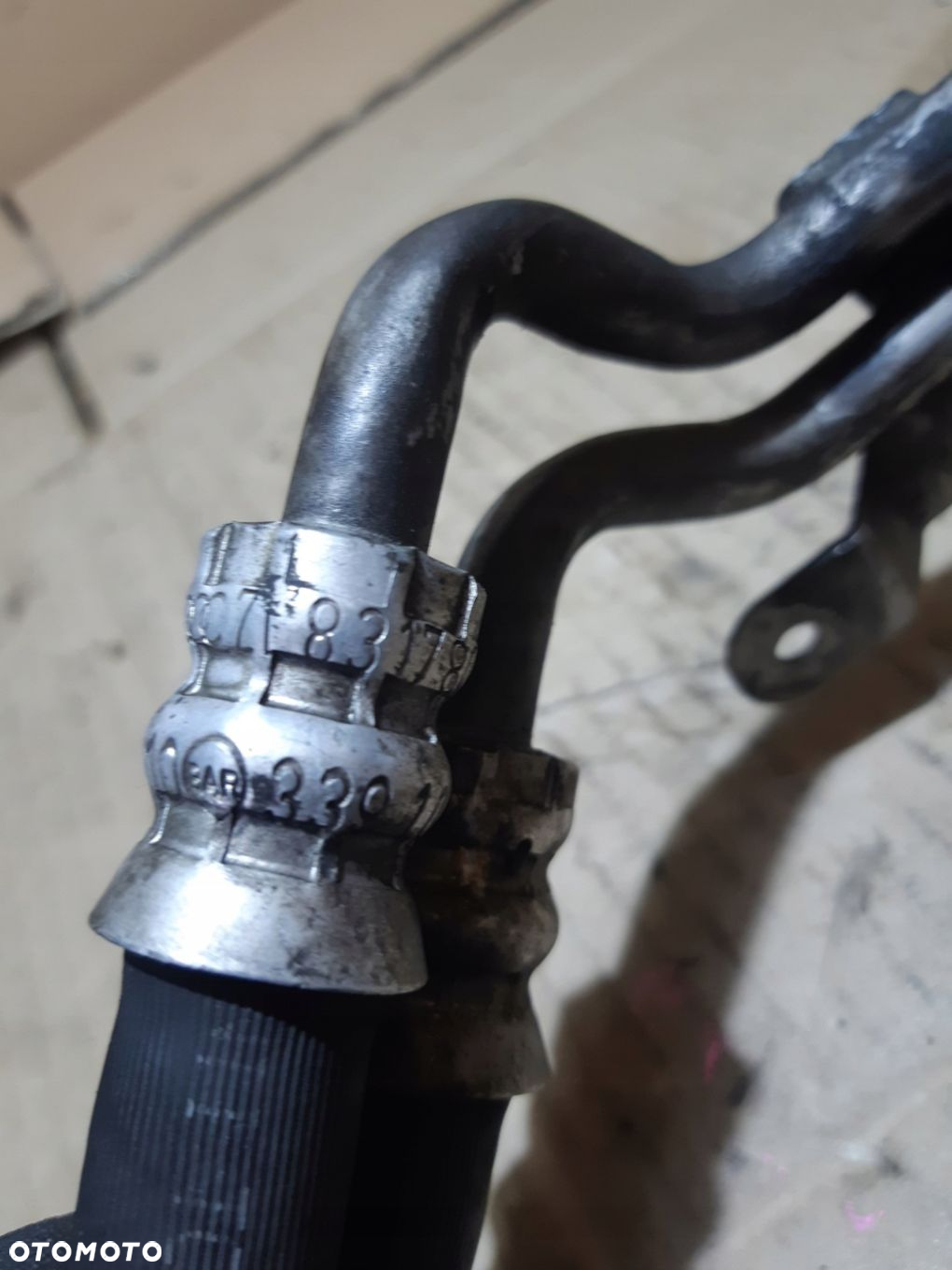 AUDI Q7 4L 3.0 TFSI PRZEWODY RURKA PRZEWÓD OLEJOWY SKRZYNI 7L8317801F - 8
