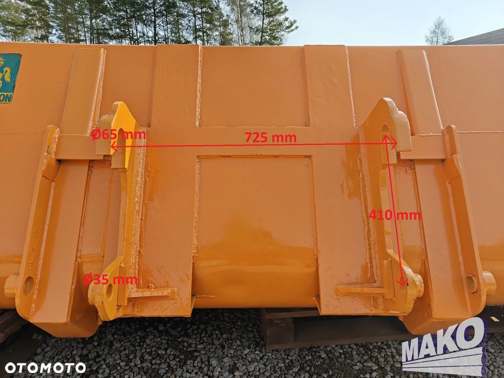 Łyżka 240cm do ładowarki teleskopowej CAT 2,5m³ - 4