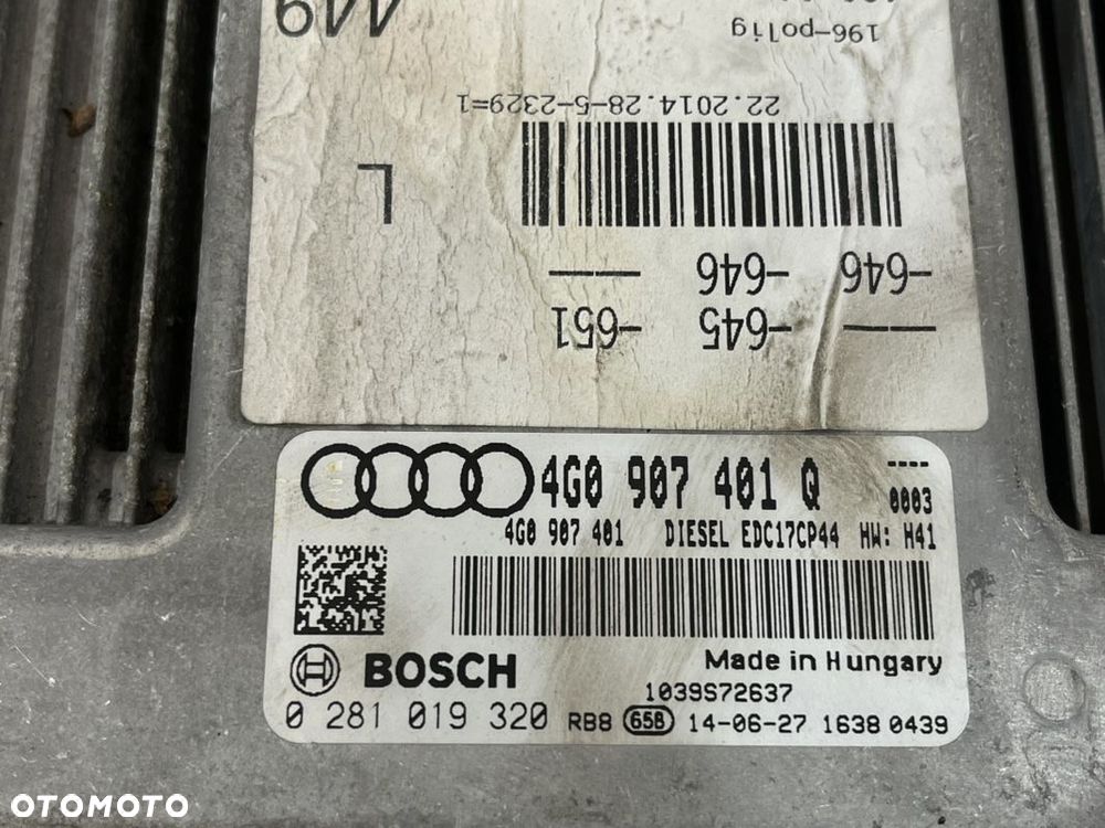 AUDI A6 C7 A7 KOMPUTER STEROWNIK 4G0907401Q - 6