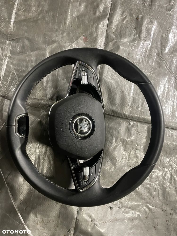 SKODA KODIAQ LIFT OCTAVIA IV kierownica skóra 7 tys km - 1