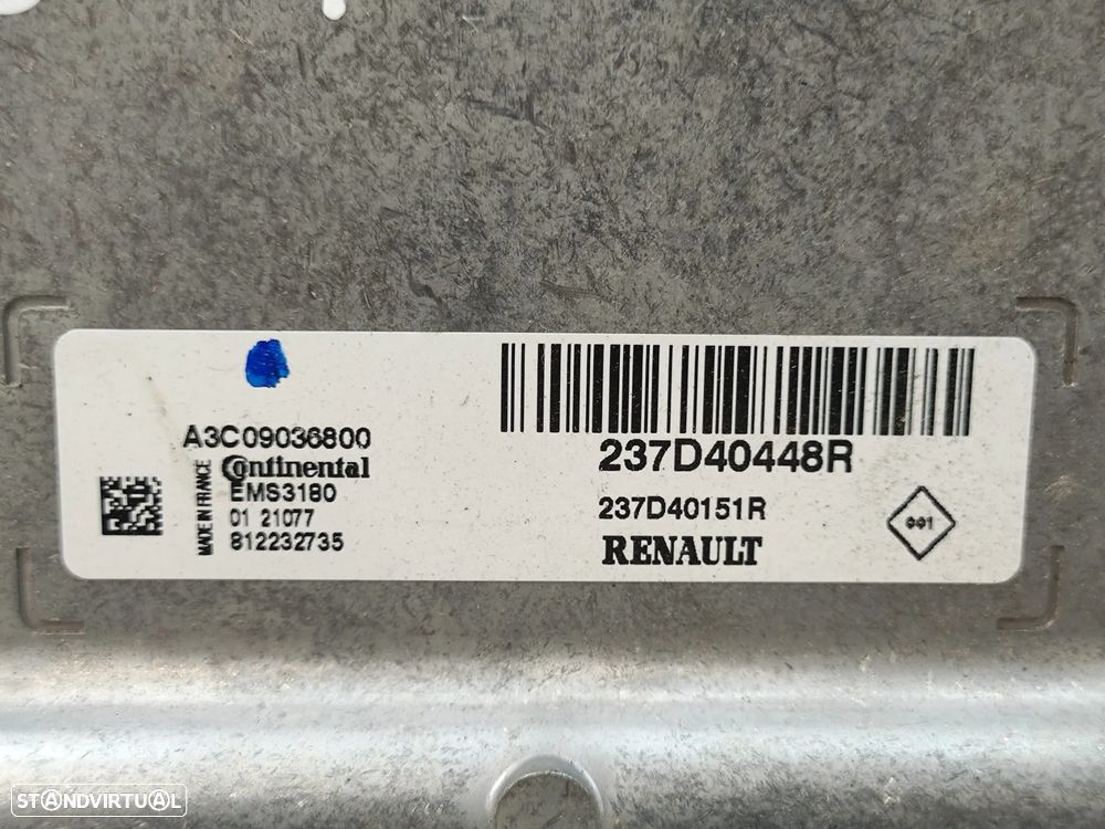 Centralina Motor Continental A3C09036800 Smart Renault 237D40448R 237D40151R 5AL - 2