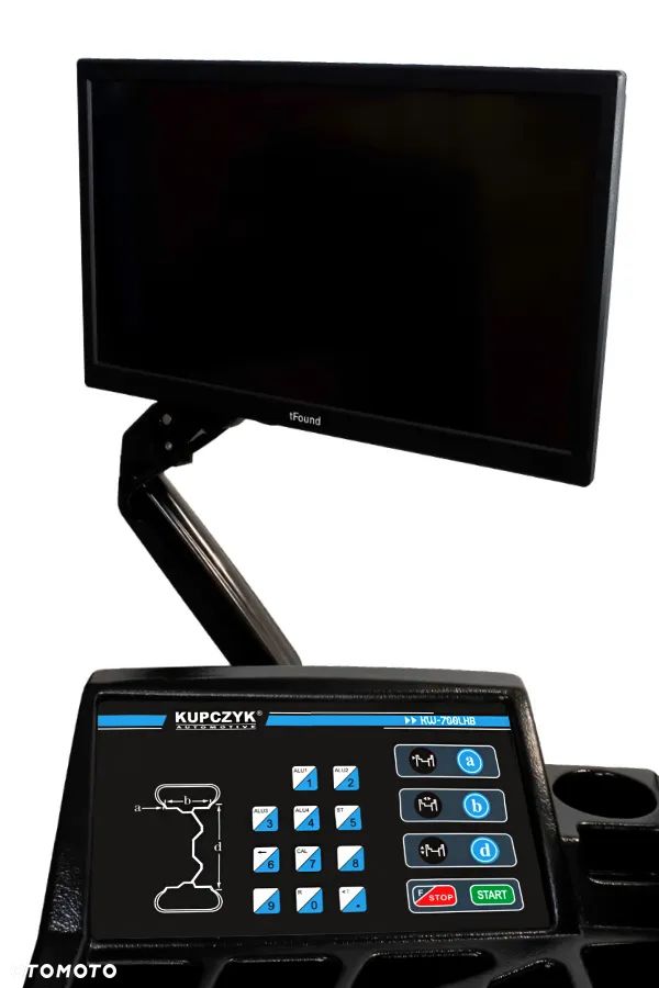 Wyważarka automatyczna do kół osobowych dostawczych KW-700LHB laser Kupczyk - 22