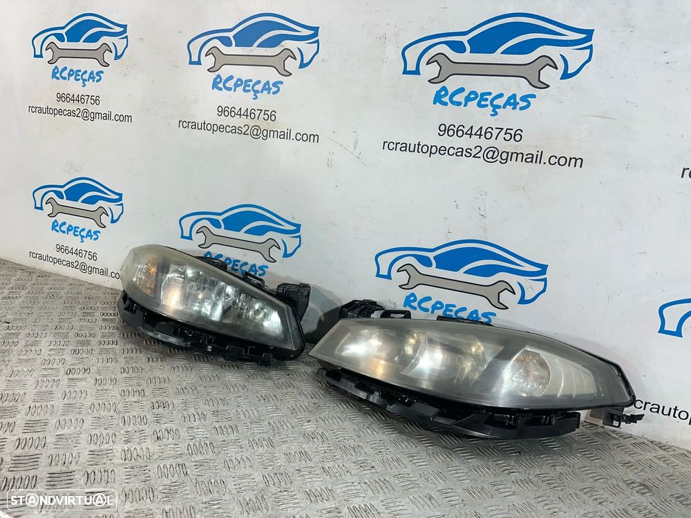 .Conjunto Oticas Farois Frontal Frente Esquerda Direita Halogenio Original Renault Laguna 2 Mk2 2001 - 2007 - 3