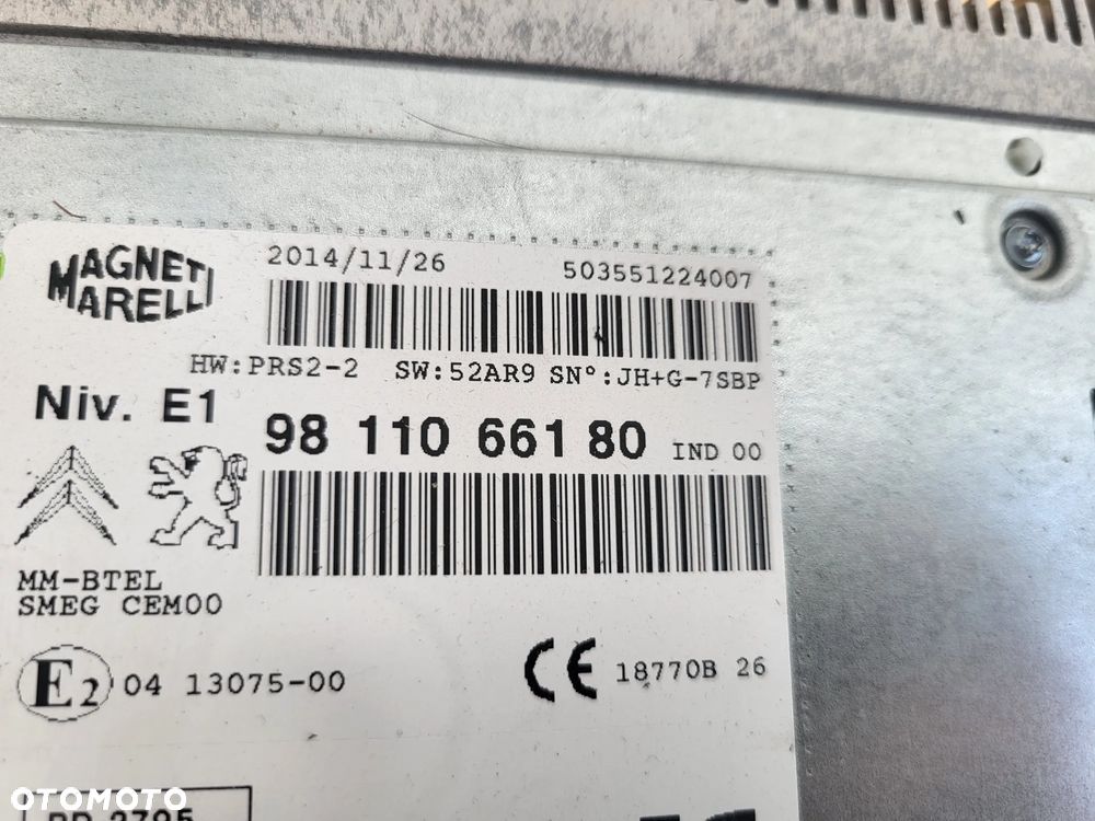 Radio panel wyświetlacz nawigacja Peugeot 2008 - 6