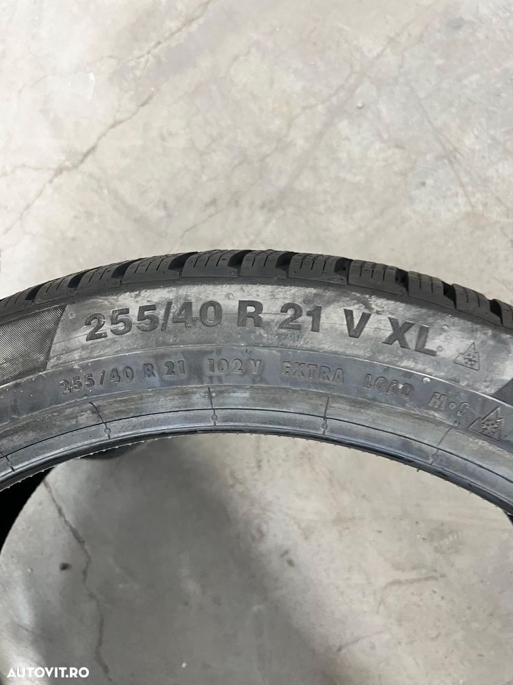 Vând 2 anvelope 255/40/21 Continental de iarnă noi - 5