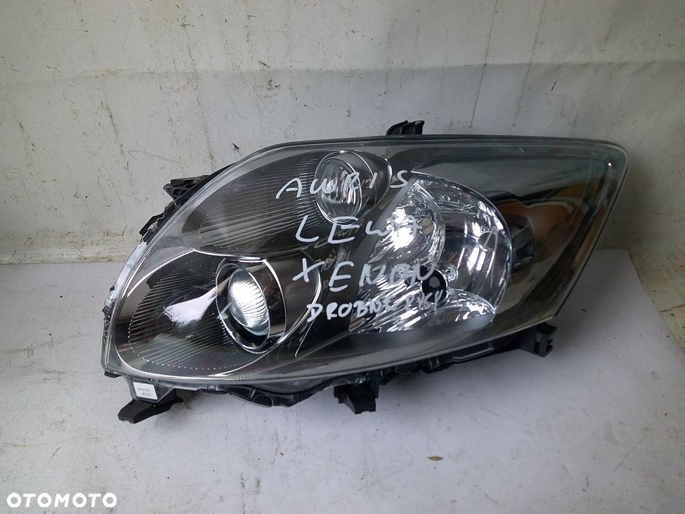 toyota auris 1 lampa przód lewa ksenon xenon przed lift  nowa przetwornica - 1