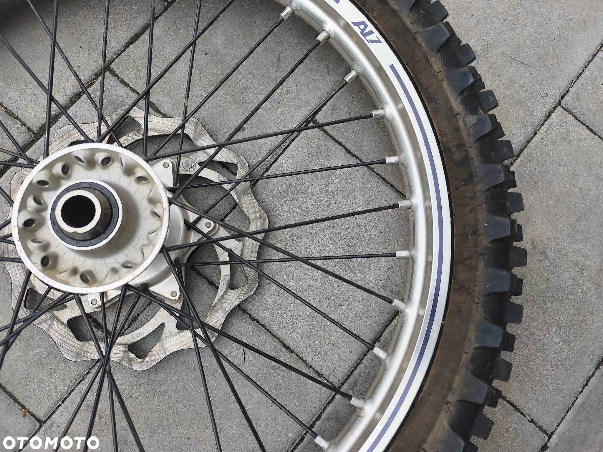 Koło przód, przednie, felga, opona, tarcza hamulcowa przód KTM, Husqvarna, GasGas, Husaberg Excel 21x1,6 - 17