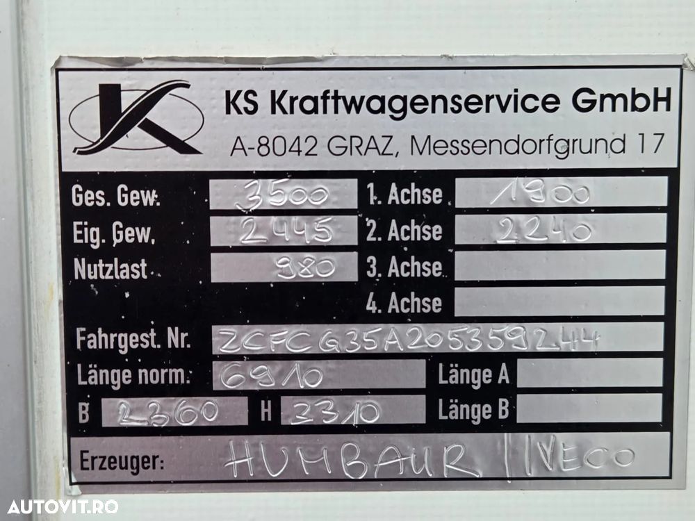 Iveco New Daily Cub L=4.30m - 36