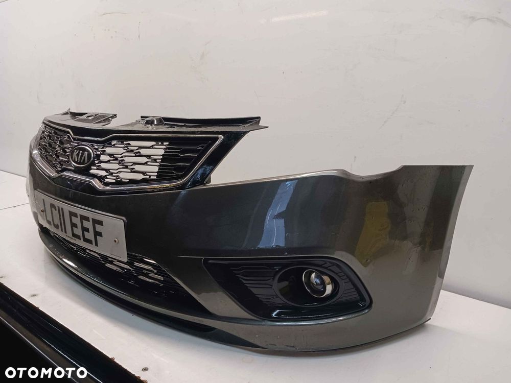 + ZDERZAK PRZÓD PRZEDNI KIA PRO CEED LIFT FL 1K SZARY GRAFITOWY HALOGENY - 3
