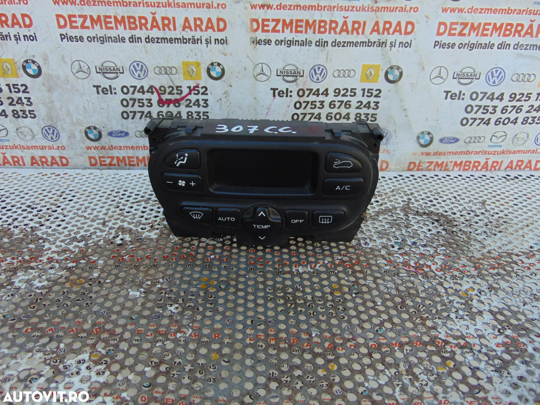 Climatronic Peugeot 307cc comenzi clima aer caldura peugeot 307 - 3