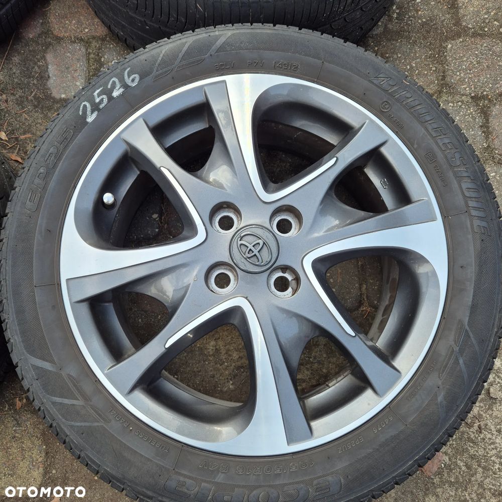 LATO KOŁA 195/50 R16 ORYGIN. TOYOTA YARIS COROLLA KIA RIO SWIFT MAZDA 2 I10 - 2