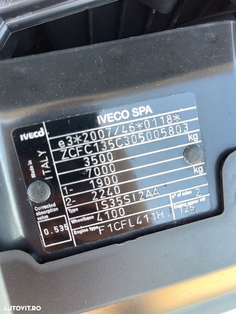 Iveco Daily 35S17 3.0D KOFFER LIFT - 35