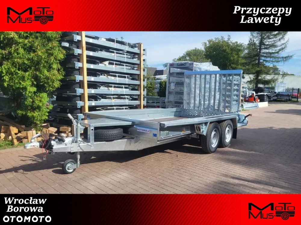 Brenderup Przyczepa Brenderup MT3651 350x180 DMC 3500 kg Minikoparka Walec Traktorek - 1