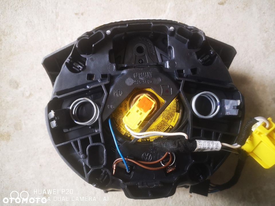 DESKA ROZDZIELCZA konsola kokpit pulpit poduszki airbag pasy KOMPLET ORYGINALNY VW GOLF 6 ORYGINAL GDYNIA - 7