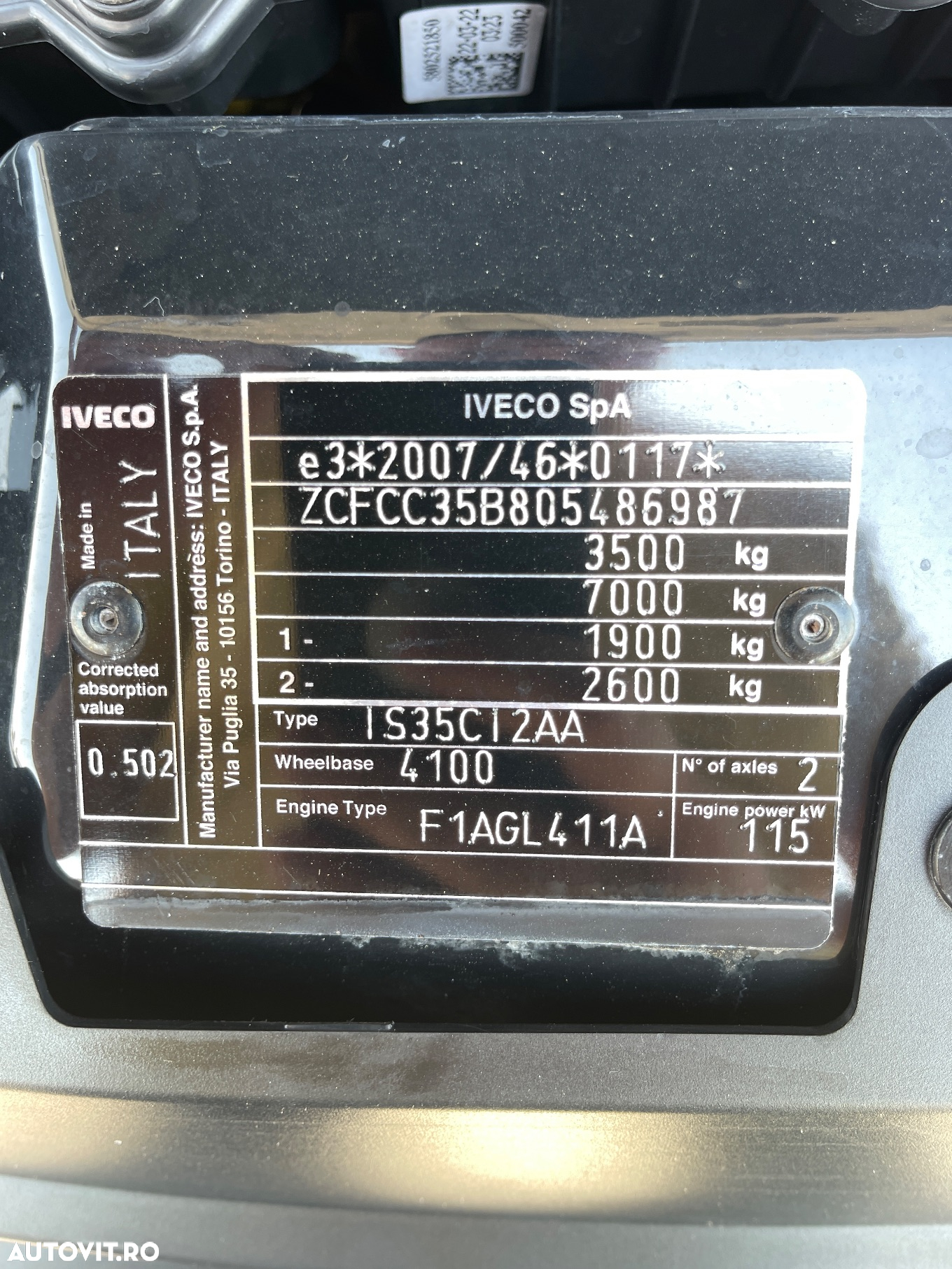 Iveco Daily 35C16 KOFFER LIFT PUNTE DUBLA - 31