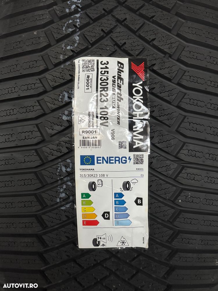 Vând set anvelope 275/35/23-315/30/23 Yokohama de iarnă noi - 3