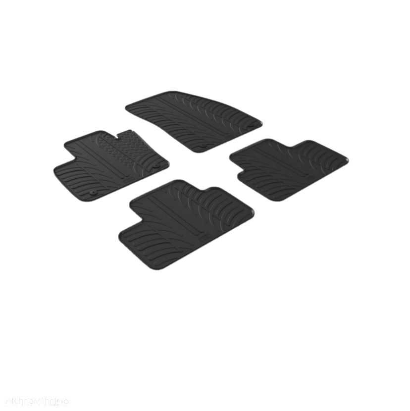 Set covorase auto din cauciuc pentru Volvo XC40 03.2018->, Gledring, 4 buc. - 1