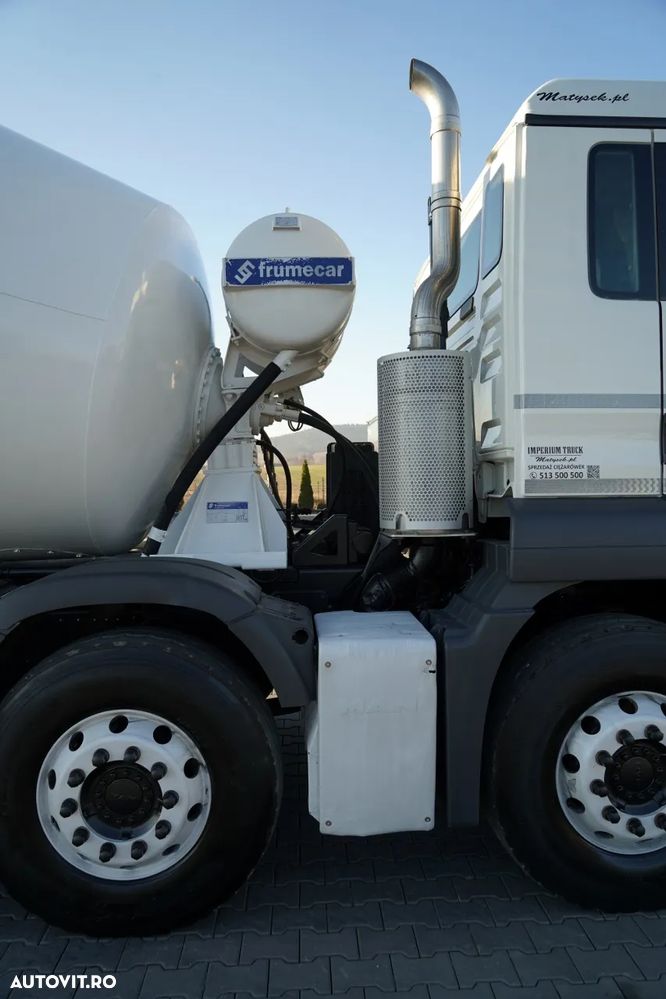 MAN TGS 32.420 / 8x4 / BETONIERĂ FRUMECAR / BETONIERĂ 9 M3 - 15