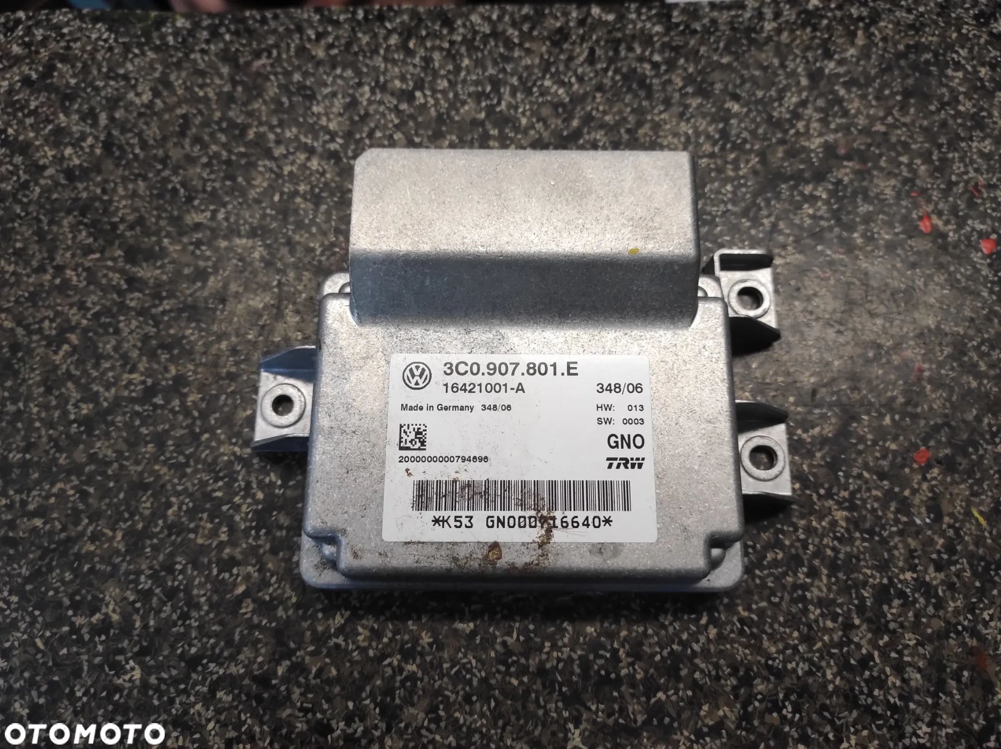 MODUŁ HAMULCA RĘCZNEGO POSTOJOWEGO VW PASSAT B6 3C0907801E SPRAWNY WYSYŁKA !!!! - 1